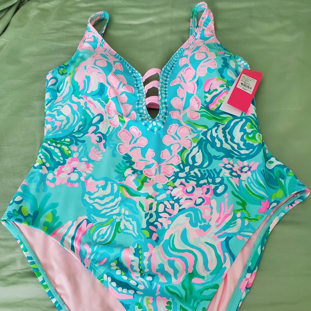 Lilly Pulitzer swim one piece Jaspen